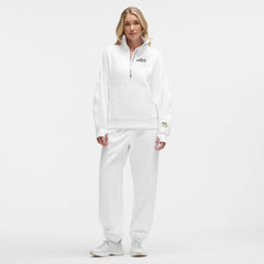 NHL White|White Nashville Predators lululemon Women's Long Scuba Oversized Half-Zip Funnel Neck