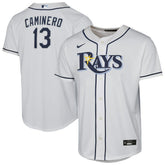 MLB Junior Caminero Tampa Bay Rays Nike Youth Home Replica Player Jersey