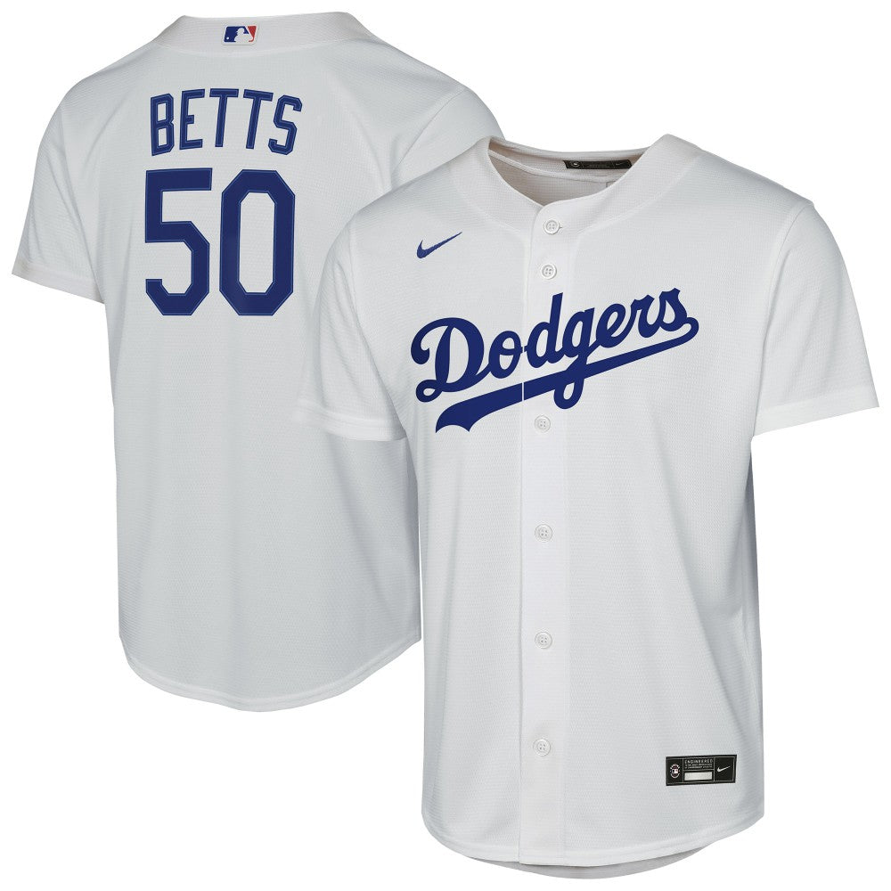 MLB Mookie Betts Los Angeles Dodgers Nike Youth Home Replica Player Jersey