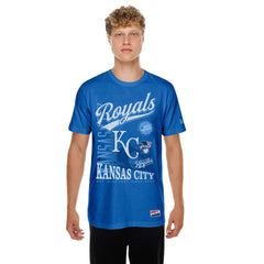 MLB Kansas City Royals New Era Oversized Throwback Distressed T-Shirt