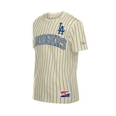 MLB Los Angeles Dodgers New Era Throwback Meshback Pinstripe T-Shirt