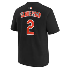 MLB Gunnar Henderson Baltimore Orioles Nike Youth Name & Number T-Shirt
