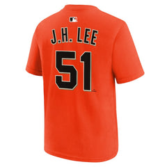 MLB Jung Hoo Lee San Francisco Giants Nike Youth Name & Number T-Shirt