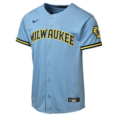MLB Milwaukee Brewers Nike Youth Road Stadium Jersey