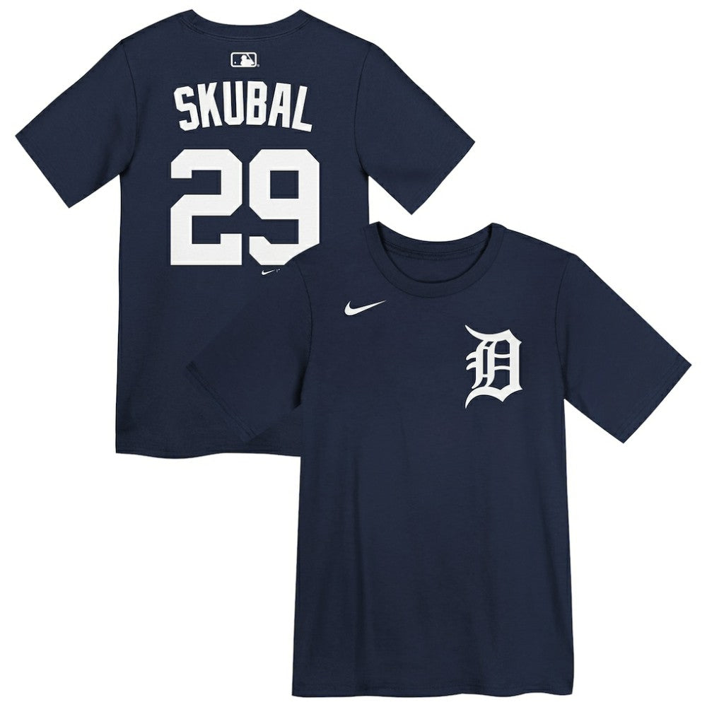 MLB Tarik Skubal Detroit Tigers Preschool Name & Number T-Shirt