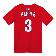 MLB Bryce Harper Philadelphia Phillies Nike Preschool Name & Number T-Shirt
