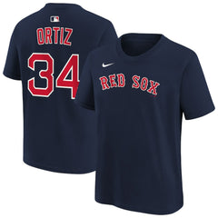 MLB David Ortiz Boston Red Sox Nike Youth Name & Number T-Shirt