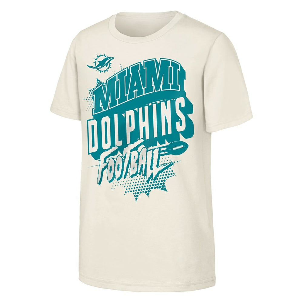 Outerstuff Youth Action Comic T-Shirt - Miami Dolphins