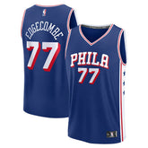 NBA V. J. Edgecombe Philadelphia 76ers Youth 2025 NBA Draft First Round Pick Fast Break Replica Jersey