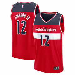 NBA Tre Johnson III Washington Wizards 2025 NBA Draft First Round Pick Fast Break Replica Jersey