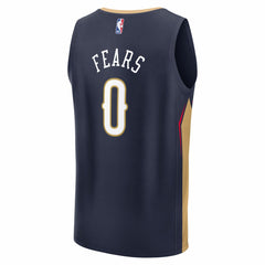 NBA Jeremiah Fears New Orleans Pelicans 2025 NBA Draft First Round Pick Fast Break Replica Jersey