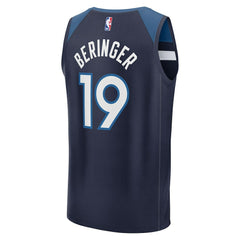 NBA Joan Beringer Minnesota Timberwolves 2025 NBA Draft First Round Pick Fast Break Replica Jersey