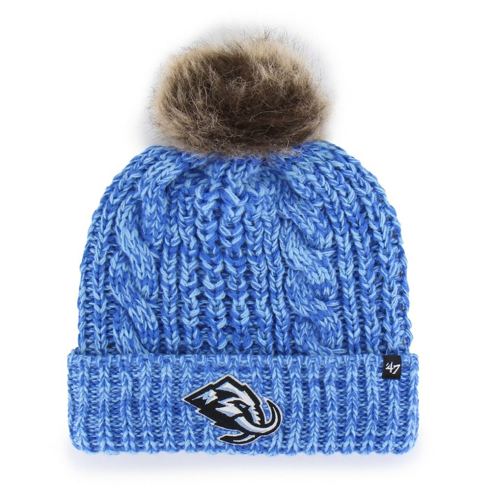 NHL Light Blue Utah Mammoth '47 Women's Meeko Cuffed Knit Hat