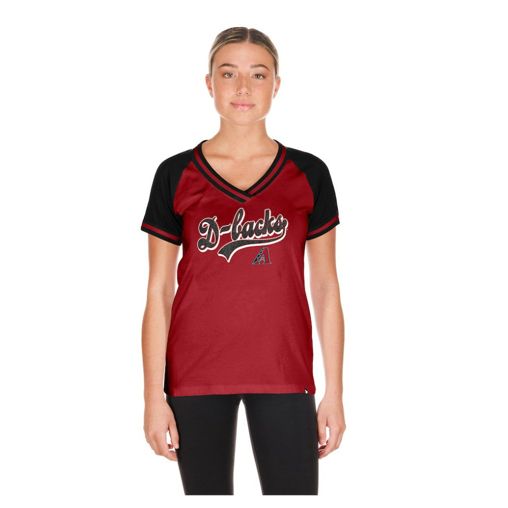 MLB Arizona Diamondbacks New Era Women's Gameday V-Neck T-Shirt