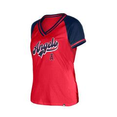MLB Los Angeles Angels New Era Women's Gameday V-Neck T-Shirt