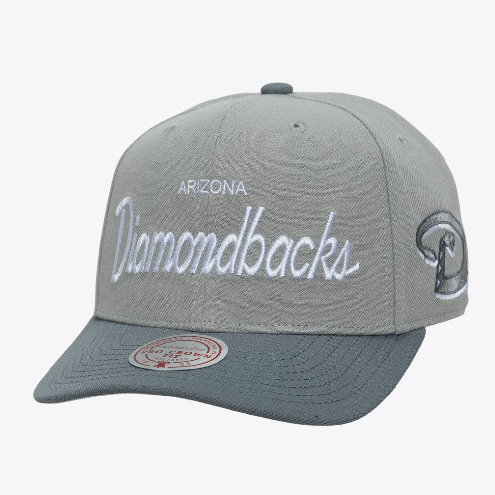 MLB Arizona Diamondbacks Mitchell & Ness Cooperstown Thunderstorm Head Coach Pro-Crown Adjustable Hat