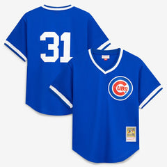 MLB Greg Maddux Chicago Cubs Mitchell & Ness Authentic Batting Practice Jersey