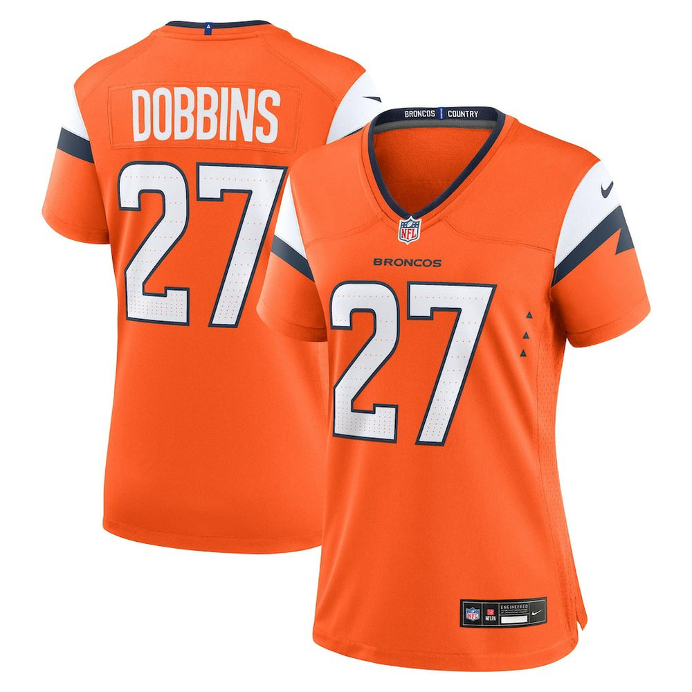 J.K. Dobbins Women's Team Game Jersey - Denver Broncos