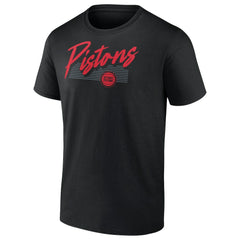 NBA Detroit Pistons Color Block Slant Quick Strike T-Shirt sale