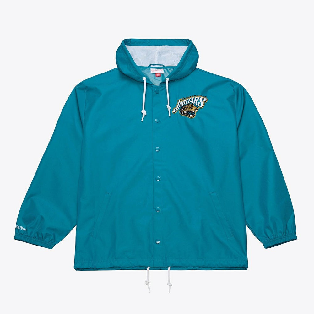 Coaches Full-Snap Hooded Windbreaker Jacket - Jacksonville Jaguars