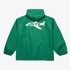 Coaches Full-Snap Hooded Windbreaker Jacket - New York Jets