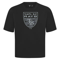 MLB Tampa Bay Rays Levelwear Oversized Luxe Signature Knit Buckler T-Shirt