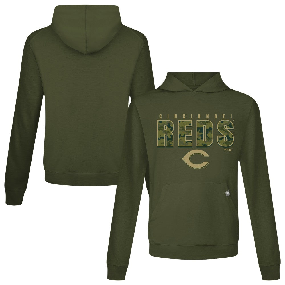 MLB Cincinnati Reds Levelwear Relay Protect Pullover Hoodie