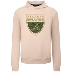 MLB Atlanta Braves Levelwear Mandate Buckler Tri-Blend Pullover Hoodie
