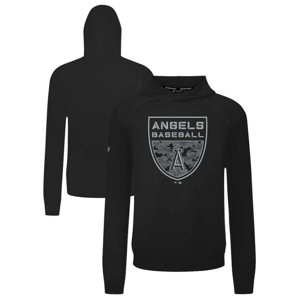 MLB Los Angeles Angels Levelwear Mandate Buckler Tri-Blend Pullover Hoodie