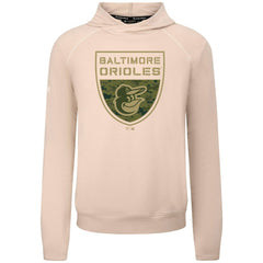 MLB Baltimore Orioles Levelwear Mandate Buckler Tri-Blend Pullover Hoodie