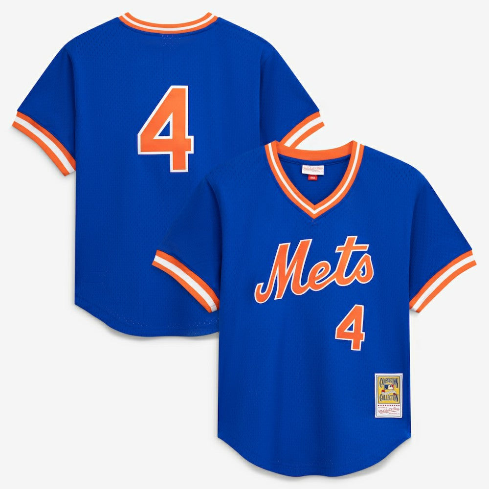 MLB Lenny Dykstra New York Mets Mitchell & Ness Authentic Batting Practice Jersey