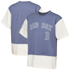 MLB Boston Red Sox Outerstuff Youth Ultimate Pastels Premium Double Run T-Shirt