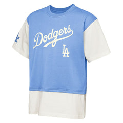 MLB Los Angeles Dodgers Outerstuff Youth Ultimate Pastels Premium Double Run T-Shirt