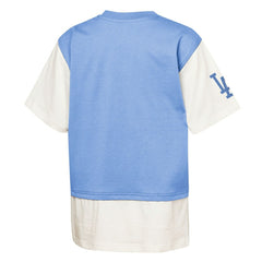 MLB Los Angeles Dodgers Outerstuff Youth Ultimate Pastels Premium Double Run T-Shirt
