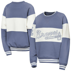 MLB Atlanta Braves Outerstuff Youth Ultimate Pastels On Base Sweatshirt