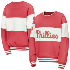 MLB Philadelphia Phillies Outerstuff Youth Ultimate Pastels On Base Sweatshirt