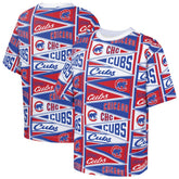 MLB Chicago Cubs Outerstuff Youth All-Over Pennant T-Shirt