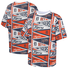 MLB Detroit Tigers Outerstuff Youth All-Over Pennant T-Shirt