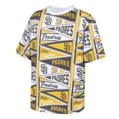 MLB San Diego Padres Outerstuff Youth All-Over Pennant T-Shirt
