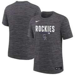 MLB Colorado Rockies Nike Youth Authentic Collection Velocity Dri-FIT T-Shirt