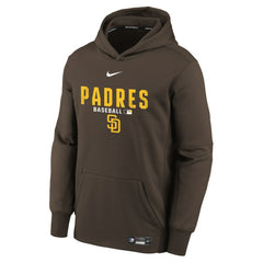 MLB San Diego Padres Nike Youth Authentic Collection Therma-FIT Hoodie