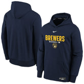 MLB Milwaukee Brewers Nike Youth Authentic Collection Therma-FIT Hoodie