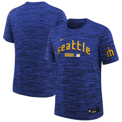 MLB Seattle Mariners Nike Youth City Connect Authentic Collection Velocity Dri-FIT T-Shirt