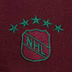 NHL Maroon Anaheim Ducks Mitchell & Ness Legendary Home Snapback Hat