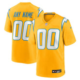 Alternate Charger Power Game Custom Jersey - Los Angeles Chargers