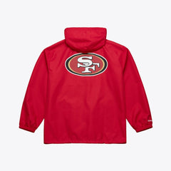 Coaches Full-Snap Hooded Windbreaker Jacket - San Francisco 49ers
