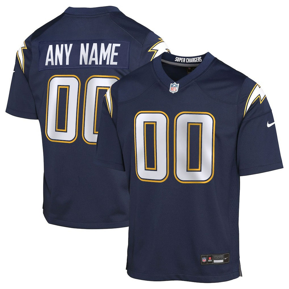 Youth Alternate Super Chargers Game Custom Jersey - Los Angeles Chargers