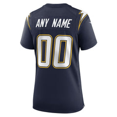 Women's Alternate Super Chargers Game Custom Jersey - Los Angeles Chargers
