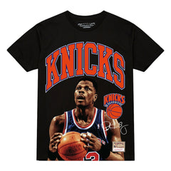 NBA Patrick Ewing New York Knicks Hardwood Classics Player Arch T-Shirt