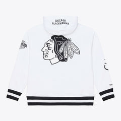 NHL White Chicago Blackhawks Mitchell & Ness Arctic Fleece Hoodie